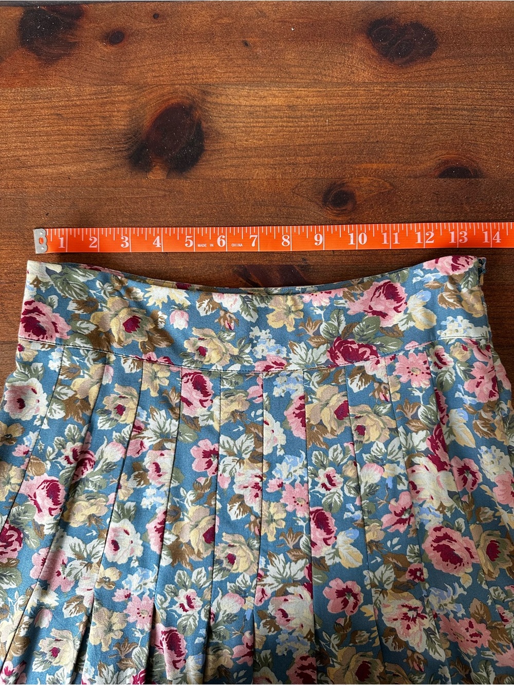 SEZANE Multicolored Floral Pleated Midi Skirt - Picture 10 of 13